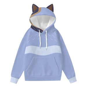 Uncle Hoodie with Ears-  Cosplay - Adult Hoodie With Decorative Dog or Cat Ears