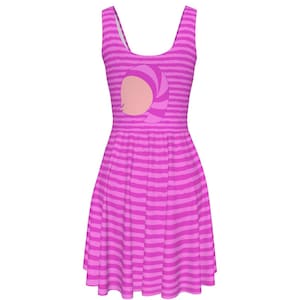 Cheshire Cat - Alice in Wonderland - Disney Bounding - Women&#39;s Skater Dress with POCKETS