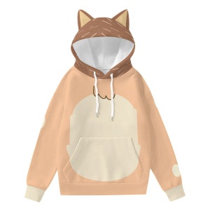 Orange Grandad - Costume - Cosplay - Halloween - Adult Hoodie With Decorative Dog or Cat Ears