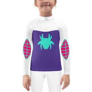 Spider Friends - Ghost - Costume Shirt -  Kids Rash Guard - Express