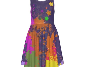 Isabela Madrigal True Self Inspired Tank Kid's Dress- Encanto- Cosplay - Halloween - Disney Bounding