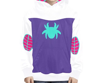 Spider Friends - Fantasma - Araña - Cosplay - Halloween - Disney Bounding - OPCIÓN DE ENVÍO EXPRESS - Unisex - Sudadera con capucha para niños