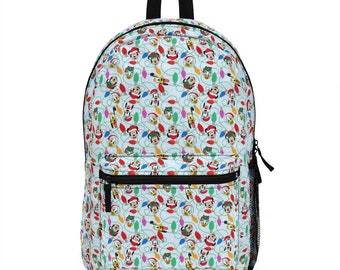 Disney Christmas Lights Rucksack - Disney Rucksack - Schulrucksack - Buchtasche