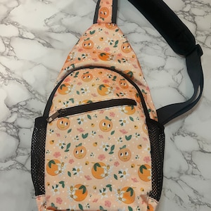 Orange Bird Chest Bag - Disney Trip Bag - Disney Bounding - Sling Pack - Crossbody Bag - Disney Chest Bag - EPCOT - Flower and Garden Fest