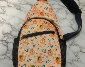 Orange Bird Chest Bag - Disney Trip Bag - Disney Bounding - Sling Pack - Crossbody Bag - Disney Chest Bag - EPCOT - Flower and Garden Fest