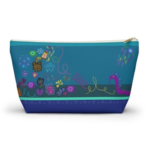 Mirabel Pouch Inspired by Skirt- Encanto Inspired -Zipper Accessory Pouch