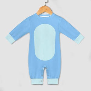 Baby Blue Costume Toddler Baby Long Sleeve Romper