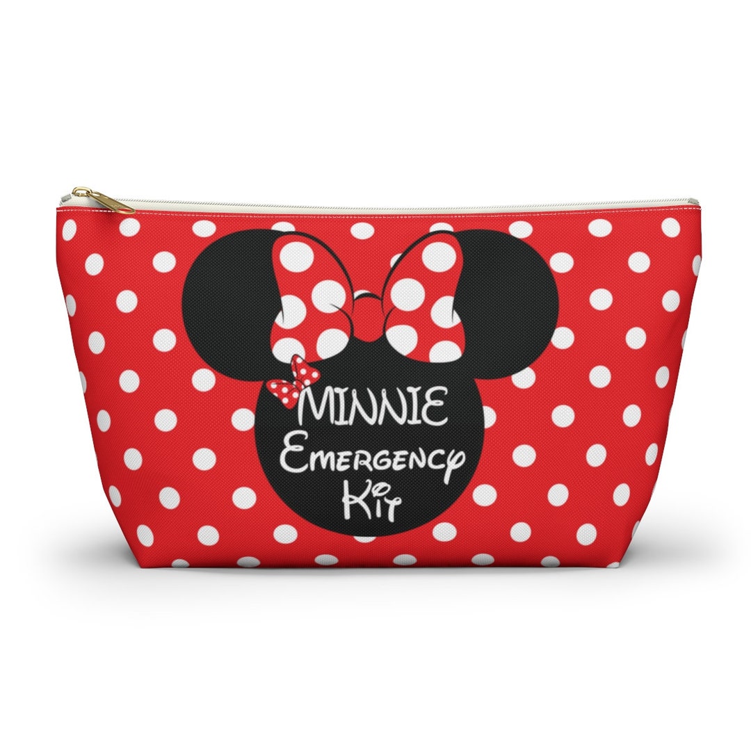 Minnie Emergency Kit Minnie Mouse Bag Disney Zipper Pouch Etsy