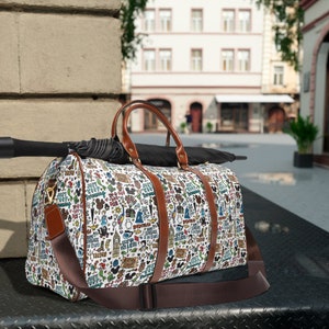 Disney Doodle Duffel Bag Disney Trip Bag Cruise Bag Disney Travel Bag Disney Fan Gift Etsy