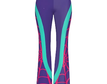 Ghost - Spider - Gwen - Spidey - Women's High Elastic Flare Pants