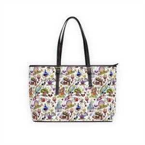 Disney World Parks Inspired - Torba Disney - Torebka na ramię Disney - Portfel Disney - Torba na ramię ze skóry PU