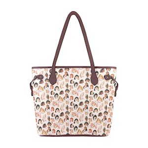 Princess Doodles Purse/Tote - Disney Purse- Disney Shoulder Handbag - Princess Bag - Tote - Canvas Shoulder Bag