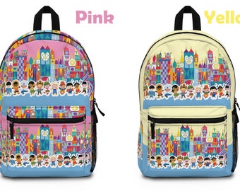 It's a Small World Backpack - Disney Book Bag - School Bag - Bookbag