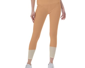 Mum - Little Sister - Red Heeler Costume Leggings - Orange Dog - Women's Thicker Yoga Leggings