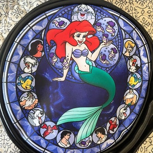 Ariel Round Purse/Wristlet - Little Mermaid Round Crossbody/Wristlet - Disney Purse - Round Crossbody/Wristlet Purse - Faux Leather
