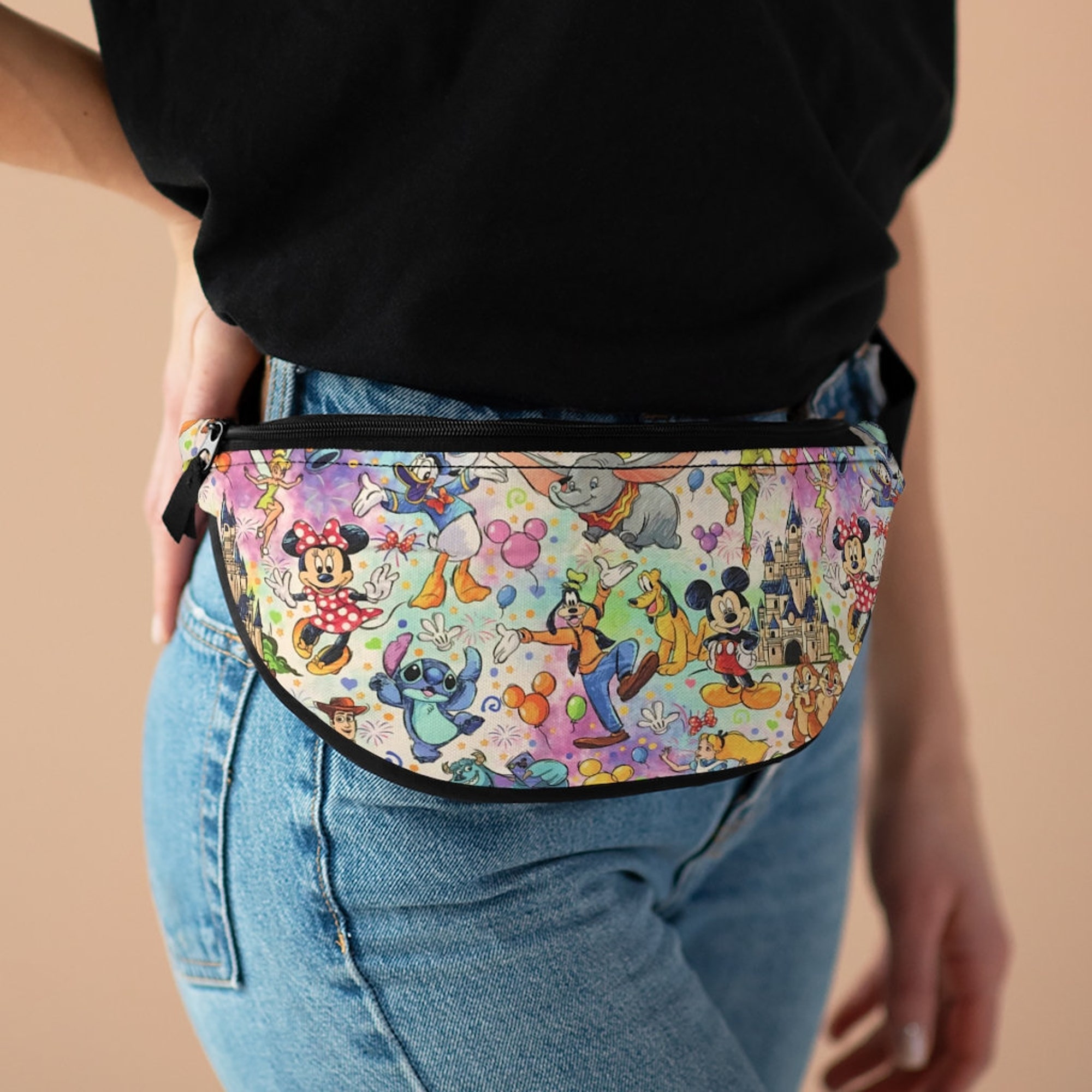 Disney Character Doodles - Fanny Pack