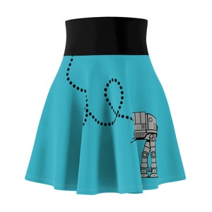 A T-A T - Poodle Skirt -  Space Skirt - Disney Bounding -  Women&#39;s Skater Skirt