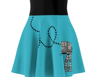 A T-A T - Pudelrock - Space Rock - Disney Bounding - Damen Skater Rock