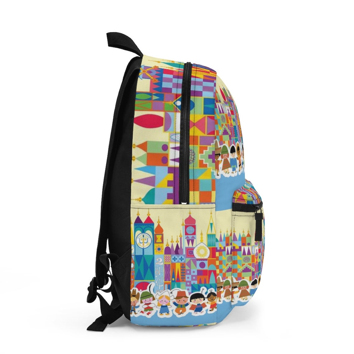 It's a Small World Backpack Disney Book Bag School Bag Etsy