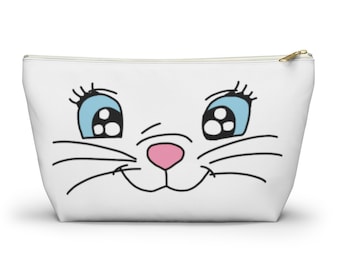 Marie Cat Aristocat Inspired Zipper Accessory Pouch