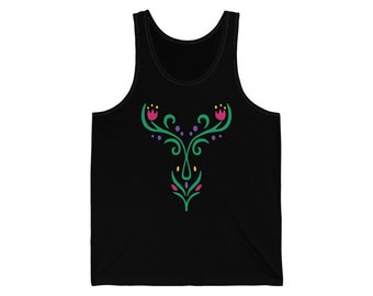 Frozen Anna Inspired -- Disney Bounding - Anna Travel Outfit - Costume -  Next Level 6733 Jersey Tank - Express