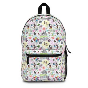 Disketches  Backpack - Disney Parks Backpack - School Backpack - Bookbag