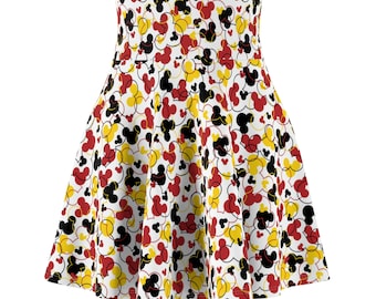 Classic Mickey Confetti - Disney Trip - Disney Skirt - Women's Skater Skirt