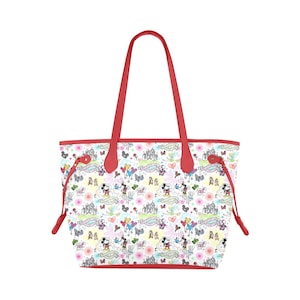 Disney World and Disneyland Parks Purse/Tote - Disney Purse- Disney Shoulder Handbag - Mickey Bag - Minnie Purse- Tote - Canvas Shoulder Bag