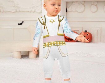Hunter Inspired - Costume - Cosplay - Halloween - Toddler Baby Long Sleeve Romper