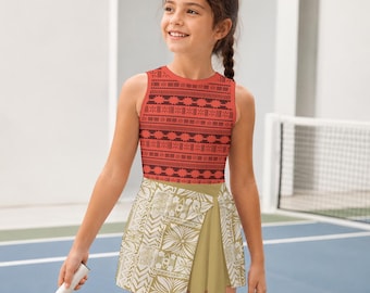 Moana Costume Dress - Disney Bounding - Girls Sports Romper