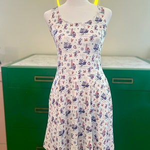 Disney Cruise Nautical - Mickey Cruise - Women&#39;s Tank or Midi Dress WITH POCKETS!!