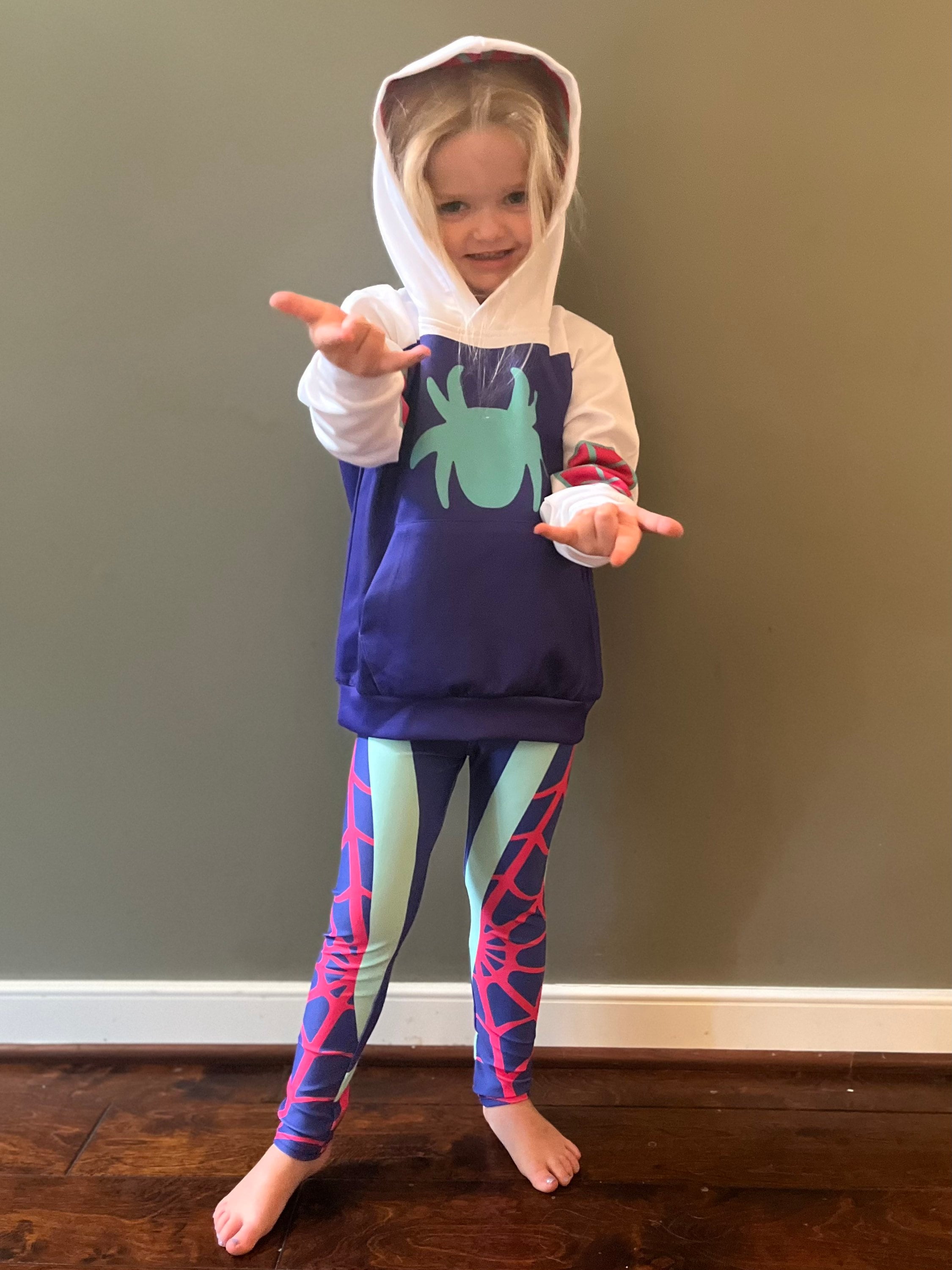 Spider Friends - Ghost - Spider Hoodie - Cosplay - Halloween