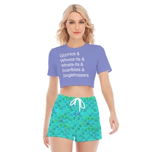 Ariel Comfy Princess - Ralph Breaks the Internet - Women&#39;s Crop Top and  Shorts Seet