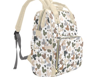 Mickey Confetti Backpack - Neutral Palette  - Mickey Confetti Diaper Bag - Disney Parks Bag