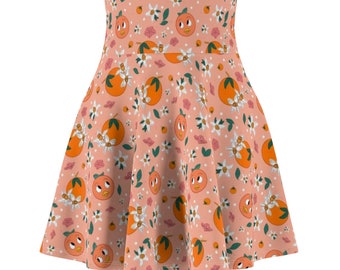 Orange Bird Skirt-  Epcot - Disney Skirt - Women's Skater Skirt