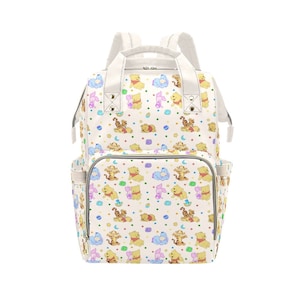 Baby Pooh and Friends Diaper Bag - Baby Pooh and Friends Backpack - Disney Baby Bag - Disney Backpack