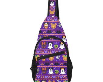 Disney Halloween - Disney Trip Bag - Disney Bounding - Sling Pack - Crossbody Bag - Disney Chest Bag