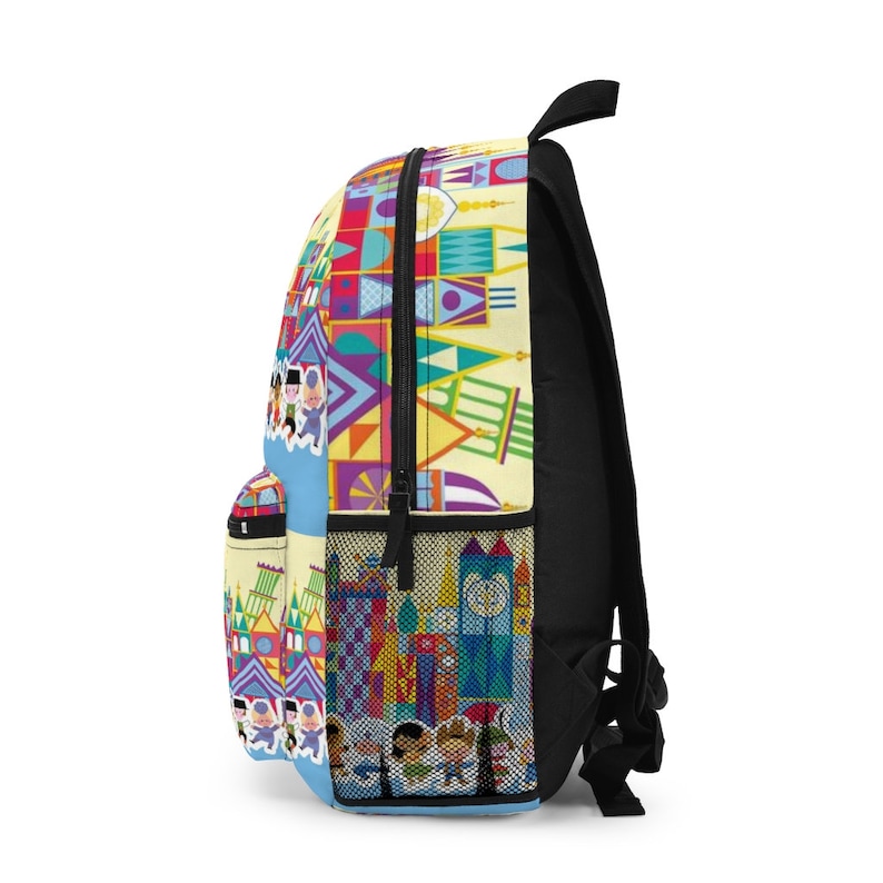 It's a Small World Backpack Disney Book Bag School Bag Etsy