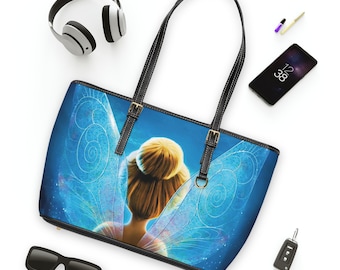 Tink - Disney Bag - Pixie - Disney Shoulder Handbag - Disney Purse - Tote - PU Leather Shoulder Bag
