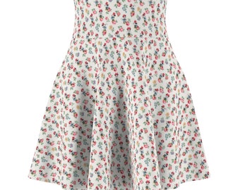 Floral Minnie - Spódnica skaterska damska