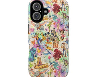 Von Disney inspirierte Kunst - Robuste Handyhülle - Iphone - Samsung Galaxy
