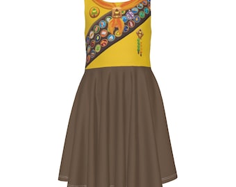 Wilderness Explorer -UP-Costume - Disney Bounding - Cosplay - Halloween - Kid's Sleeveless Dress