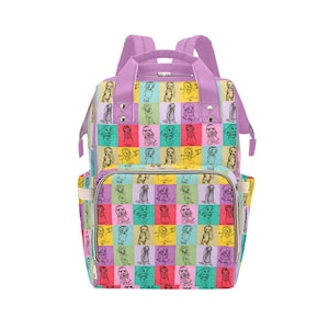 Disney Baby Princess Doodles Backpack - Disney Princess Doodles Diaper Bag - Disney Trip Backpack