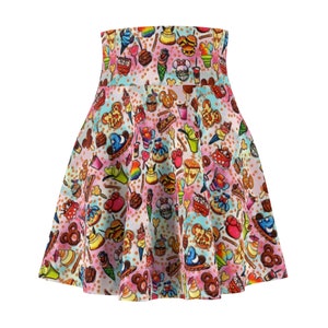 Rainbow Disney Inspired Treats - Women&#39;s Skater Skirt