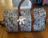 Disney Doodle Duffel Bag - Disney Trip Bag - Cruise Bag - Disney