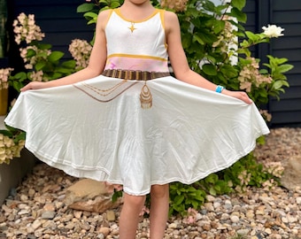 Hunter Inspired- Pop - Demon - Cosplay-  Halloween - Costume - Kid's Sleeveless Dress