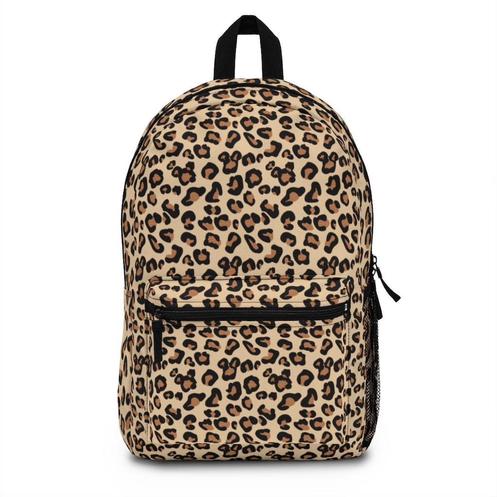 Hidden Mickey Leopard Print Backpack - Disney Backpack  display picture 3