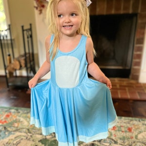 Blue Sister - Costume Dress - Kid's Sleeveless Dress