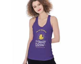Kuscheliges Entchen - Rapunzel - Verheddert - Prinzessin - Frauen Racerback Tank Top
