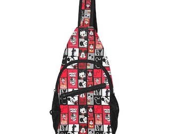 Mickey Posters- Disney Trip Bag - Disney Bounding - Sling Pack - Crossbody Bag - Disney Chest Bag